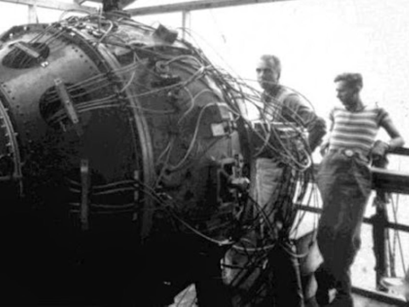 Gadget da bomba utilizada na Experiência Trinity.